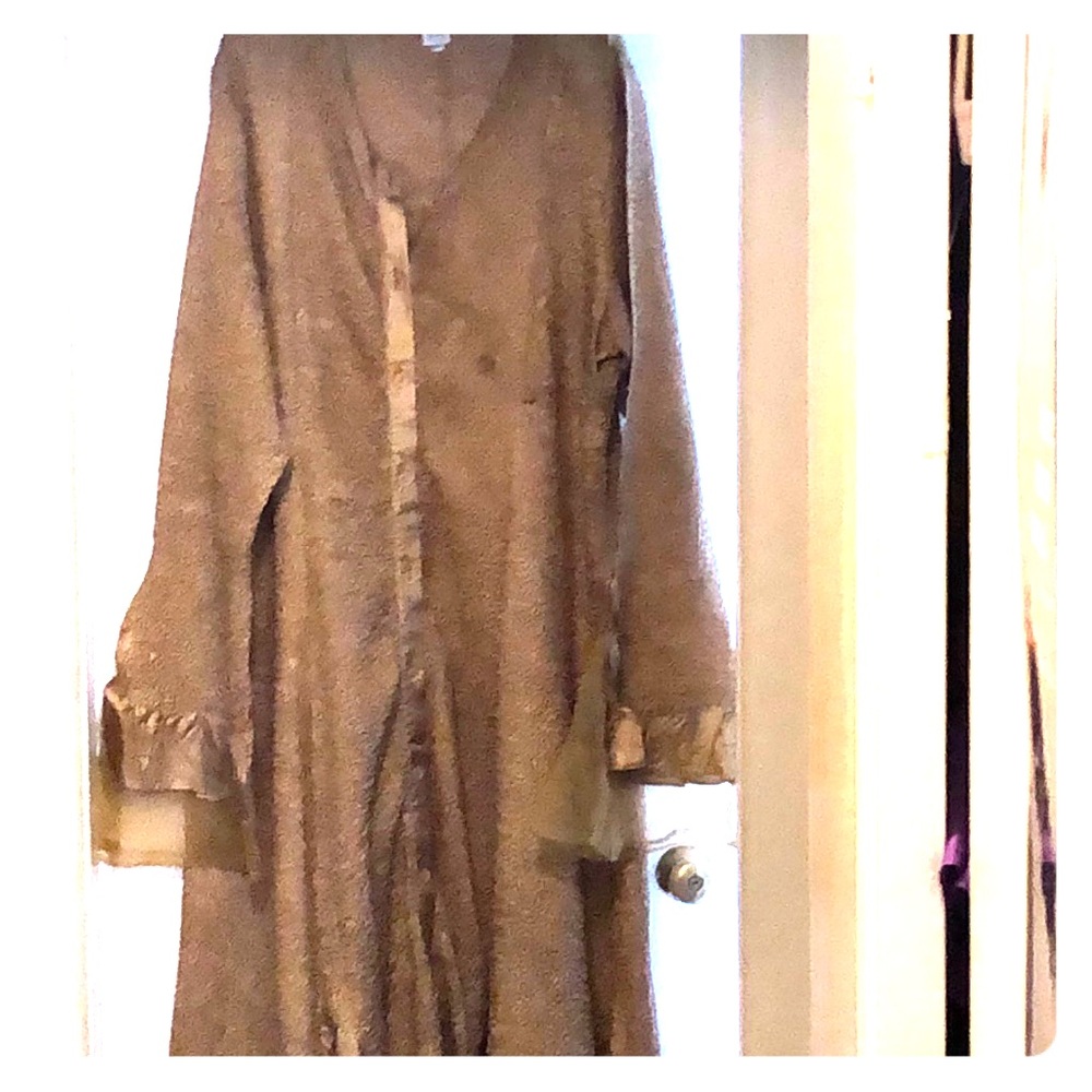 Plus size gold dress or jacket